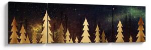 Obraz - Zlatá noc (170x50 cm)