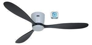 CasaFan 313299W Eco Plano Wood WiFi, černá, stropní ventilátor