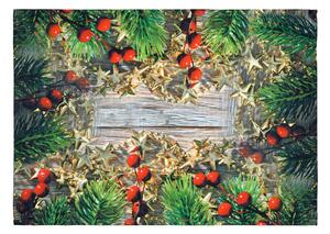 Tegatex Polyesterový ubrus - vánoční ozdoby 35*50 cm