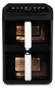 Horkovzdušná fritéza digitální dvojitá 4+6 l Matte Black Collection