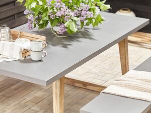 Zahradní stol Olimpie (přírodní + šedá) (pro 2 osoby). 1035890