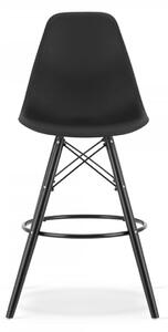LAMAL Pub skandinávská barová židle - černá