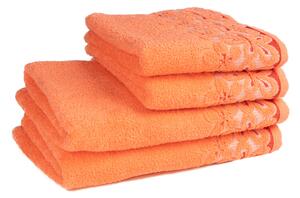 Tegatex Bavlněný ručník / osuška Bella - malinová Velikost: 50*90 cm