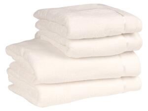 Bavlněný ručník / osuška z mikro bavlny- bílá - Bílá - 50*90 cm