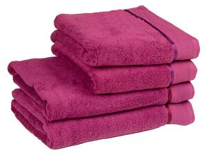 Bavlněný ručník / osuška z mikro bavlny- fialová - Fialová - 50*90 cm