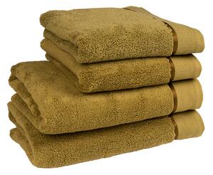 Tegatex Bavlněný ručník / osuška z mikro bavlny- khaki Velikost: 50*90 cm