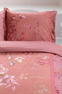 Pip Studio Tokyo Bouquet 200x200 + 2x 70x90, perkálové povlečení, růžové (Povlečení z bavlněného perkálu na francouzskou postel)