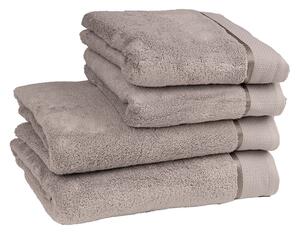 Bavlněný ručník / osuška z mikro bavlny- světle šedá - Světle šedá - 50*90 cm