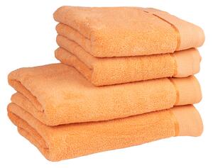 Tegatex Bavlněný ručník / osuška z mikro bavlny- oranžová Velikost: 50*90 cm