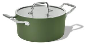 Elmich Nepřilnavý keramický hrnec Vital Ø 18 cm (2L) - olivově zelená