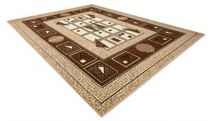 Weltom Kusový koberec BCF Morad DZETA Klasický geometrický béžový Rozměr: 300x400 cm