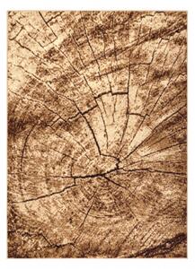 Weltom Kusový koberec BCF Morad PAŘEZ STROMU Dřevo béžový Rozměr: 120x170 cm