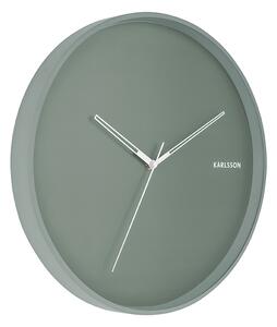 Nástěnné hodiny Hue metal zelené KARLSSON (Barva - zelená)