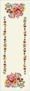 Gobelínový ubrus - okrasné květy gerbery - Okrasné květy - 40*100 cm