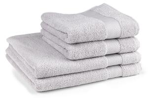 Bavlněný ručník / osuška z bavlny- světle šedá - Světle šedá - 50*90 cm