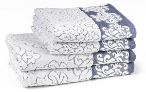Tegatex Bavlněný ručník / osuška z bavlny modrá Velikost: 50*90 cm
