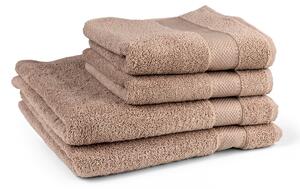 Tegatex Bavlněný ručník / osuška z bavlny- světle hnědá Velikost: 50*90 cm