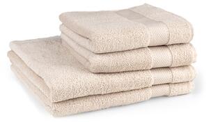 Tegatex Bavlněný ručník / osuška z bavlny- béžová Velikost: 50*90 cm