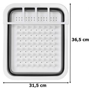 TZB Odkapávač na nádobí Compact bílý/šedý