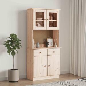 Kredenc ALTA 77 x 35 x 165 cm masivní borové dřevo 3187773