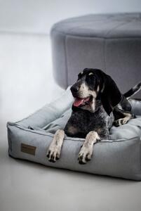 Bowl&Bone Republic Luxusní pelech pro psa Urban Grey VELIKOST: S- 60 x 60 x 16 cm