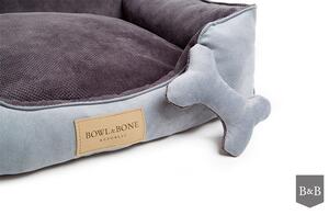 Bowl&Bone Republic Luxusní pelíšek pro psa Classic Grey VELIKOST: S - 60 x 50 x 15cm