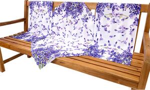 Tegatex Ubrus s fototiskem - Fialové květy - Fialové kvítky Velikost: 40*85 cm