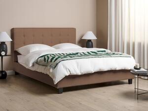 Manželská postel 160 cm Rhiannon (hnědá) (s roštem). 1075613