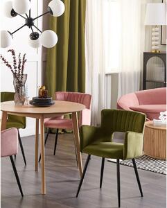 Set 2 ks jídelních židlí Shelba (olivově zelená). 1075756