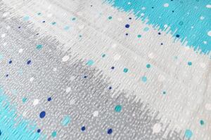 Povlečení bavlna - modré puntíky 70*90 cm, 140*200 cm