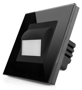 Kompletní podlahové LED světlo ve skleněném rámečku ROON R-Socket-FL-BB