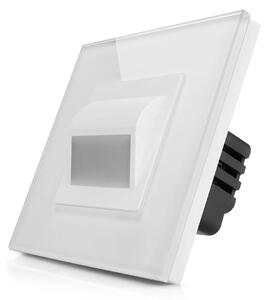 Kompletní podlahové LED světlo ve skleněném rámečku ROON R-Socket-FL-WW