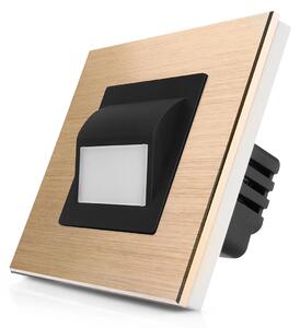 Kompletní podlahové LED světlo v hliníkovém rámečku ROON R-Socket-FL-ALU-GB