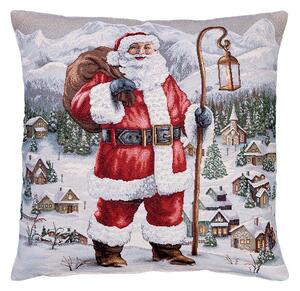 Tegatex Gobelínový povlak na polštář - Vánoční Santa Claus 42*42 cm