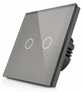 Skleněný dotykový stmívač R-T602DR-GR