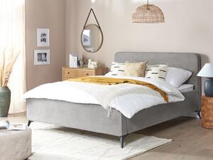 Manželská postel 160 cm Vardiel (šedá) (s roštem). 1076315