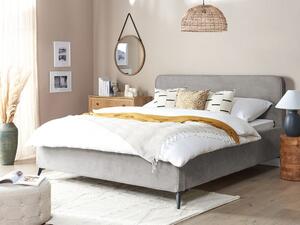 Manželská postel 180 cm Vardiel (šedá) (s roštem). 1076316