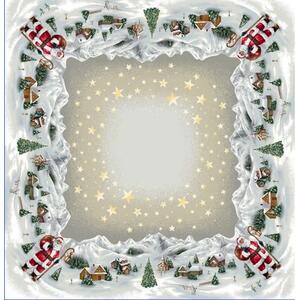 Tegatex Gobelínový ubrus - Vánoční Santa Claus Velikost: 40*100 cm