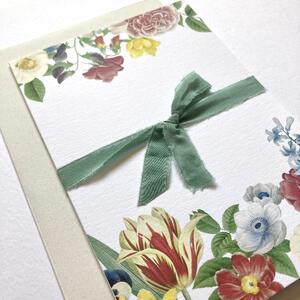 Spring Studio Blahopřání Květinová zahrádka Barva: Béžová
