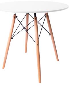 Aga Jídelní stůl 80 cm Bílý