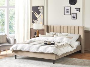Manželská postel 180 cm Vue (béžová) (s roštem). 1076442