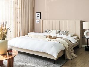 Manželská postel 180 cm Vue (béžové buklé) (s roštem). 1076454