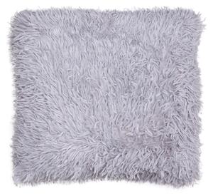 Tegatex Povlak mikroflanel jednobarevná s dlouhým vlasem - šedá 42*42 cm