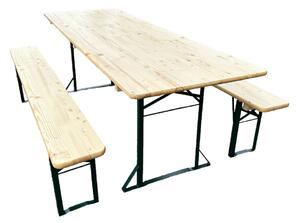 TENTino Profi pivní zahradní set 200x80 cm - STŮL + 2x LAVICE