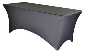 TENTino Elastický potah STANDARD na skládací stůl 180-183x76 cm VÍCE BAREV Barva ubrusu: TMAVĚ ŠEDÁ / ANTRACIT