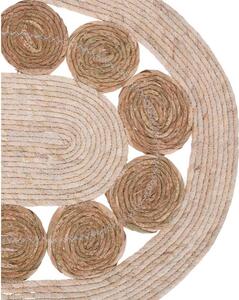 DekorStyle Dekorativní oválný jutový koberec 80x50 cm