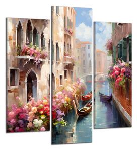 Obraz na plátně Čluny v Benátkách