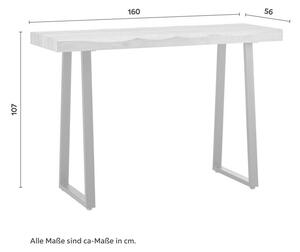 Barový Stůl Henry -Dekor Dub 160x56 Cm