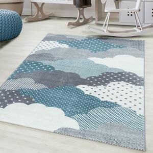 Dětský koberec Bambi 820 blue 80 x 150 cm - SLEVA 80 x 150 cm - SLEVA