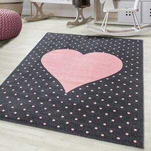 Dětský koberec Bambi 830 pink 80 x 150 cm - SLEVA 1ks 80 x 150 cm - SLEVA 1ks